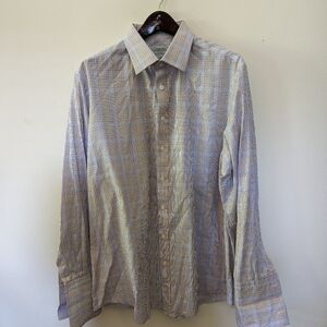 Charles Tyrwhitt Small Check Dress Shirt 17.5